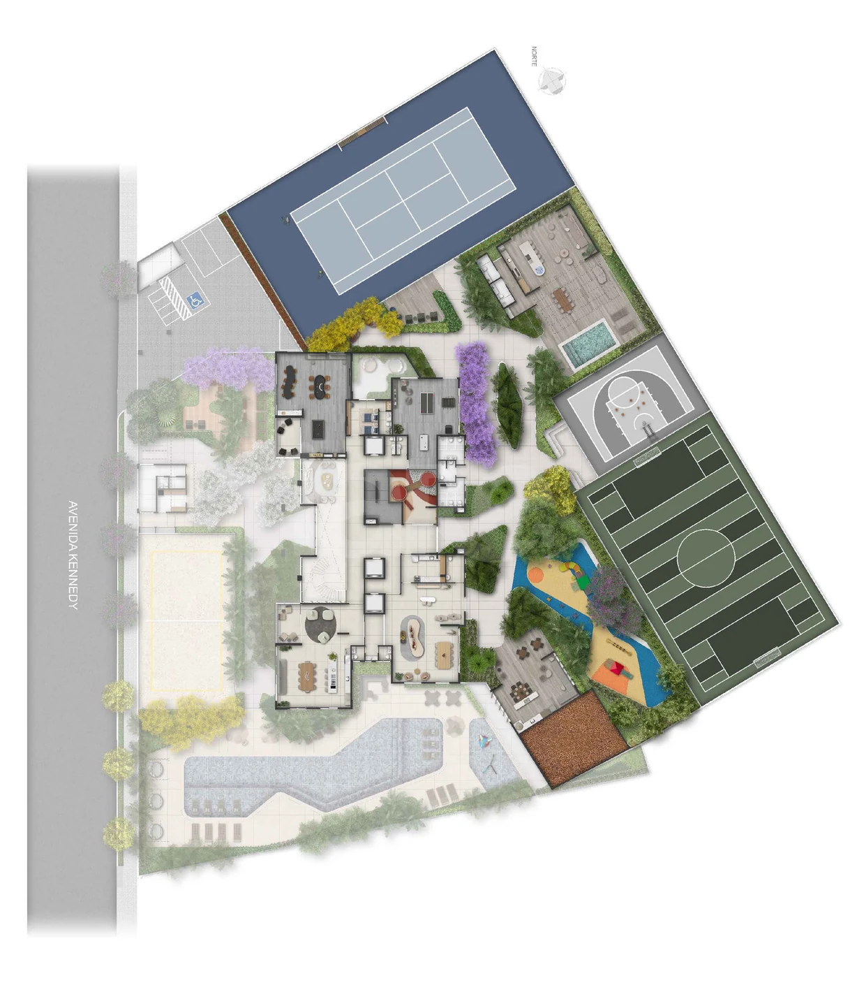 Planta — Pavimento lazer
