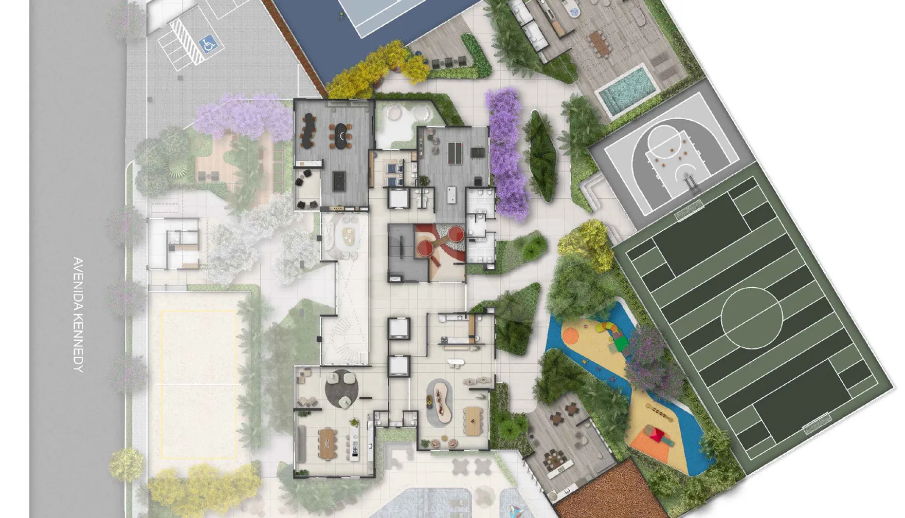 Planta — Pavimento lazer