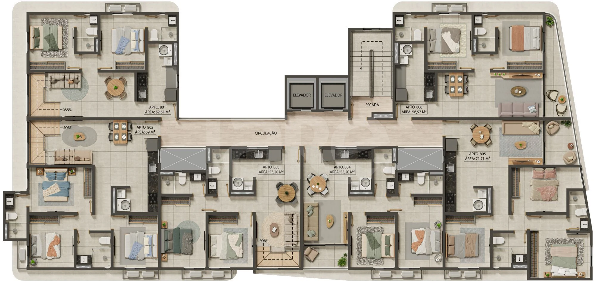 Planta — Pavimento 10