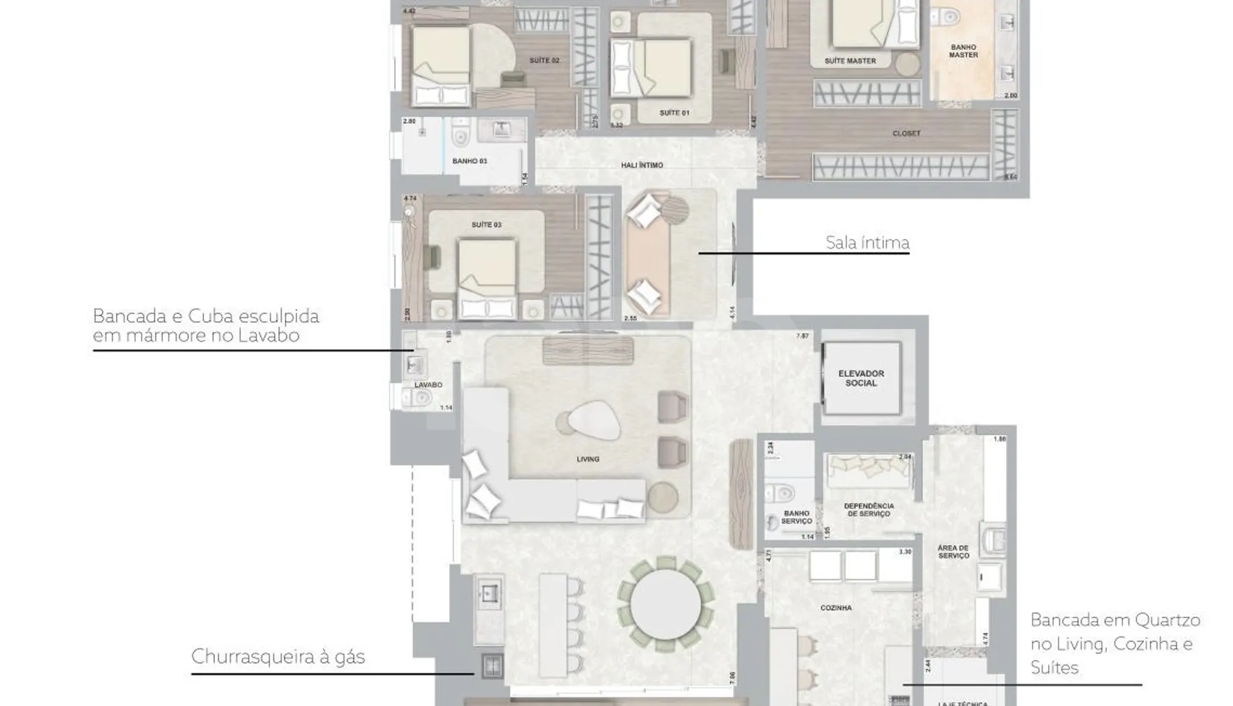 Planta — Garden 277,93 m²