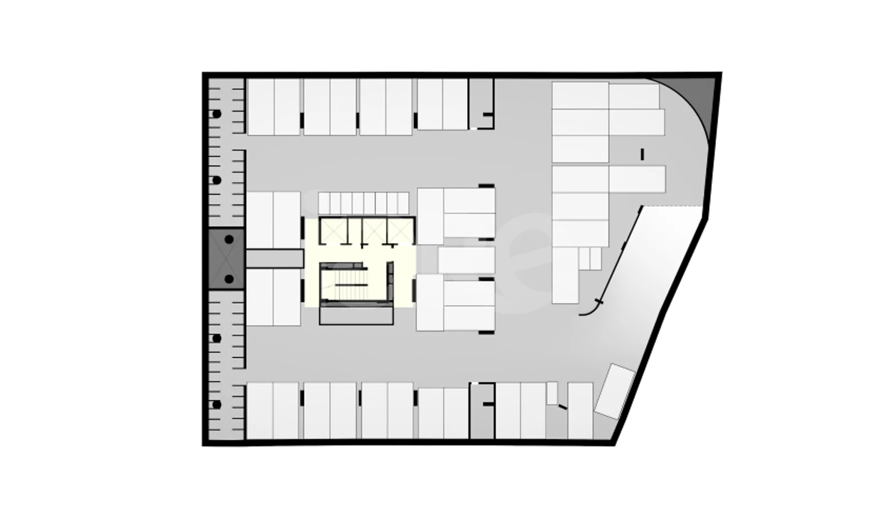 Planta — Implantação 0º pavimento subsolo