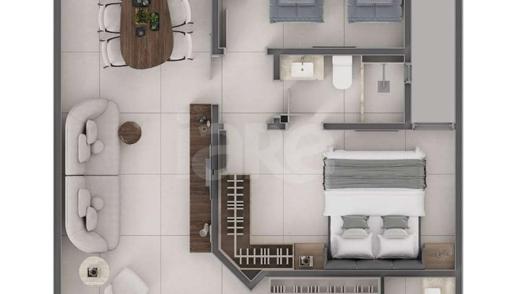Planta — Apartamento 89 m²
