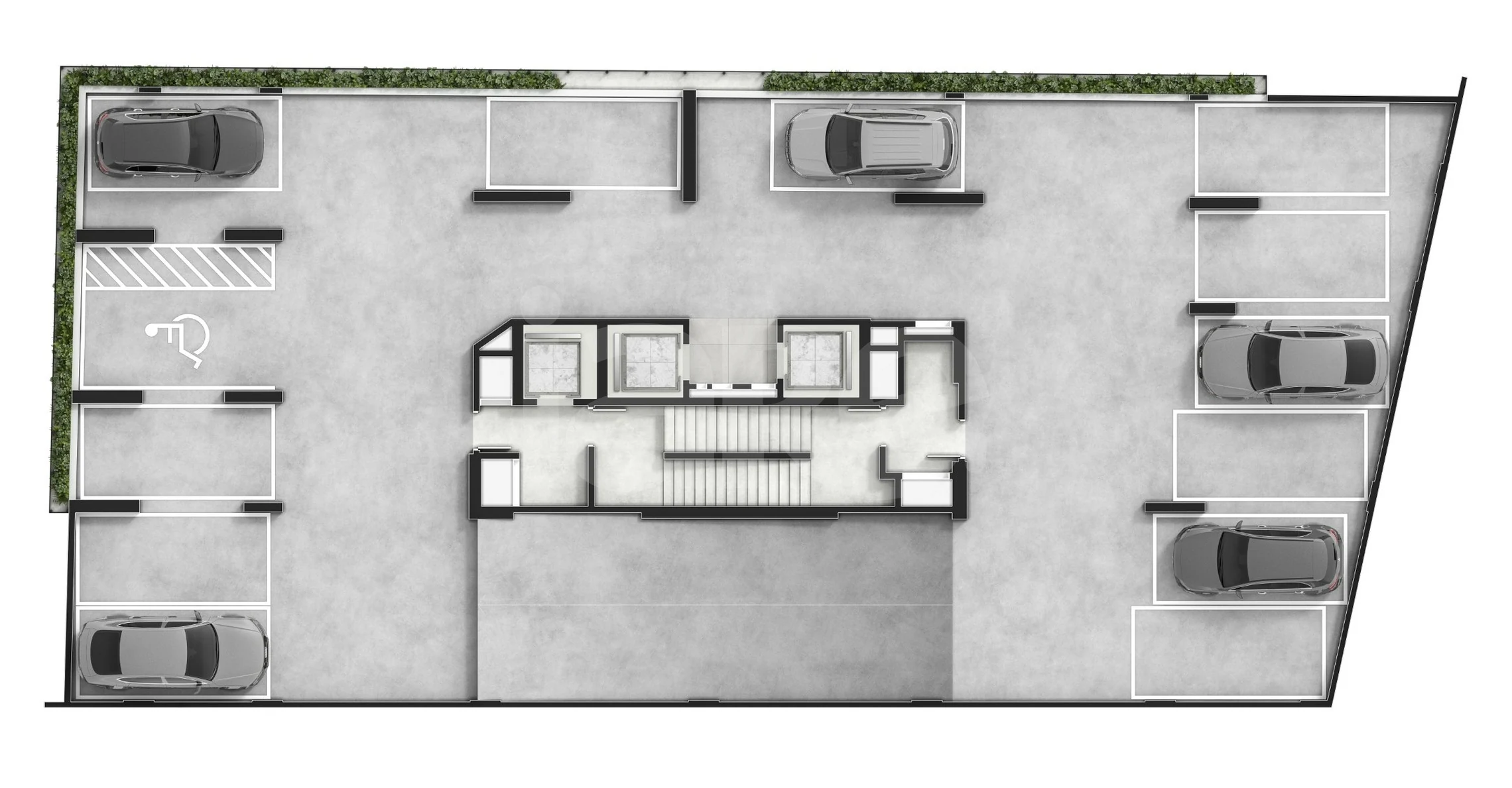 Planta — Pavimento garagem