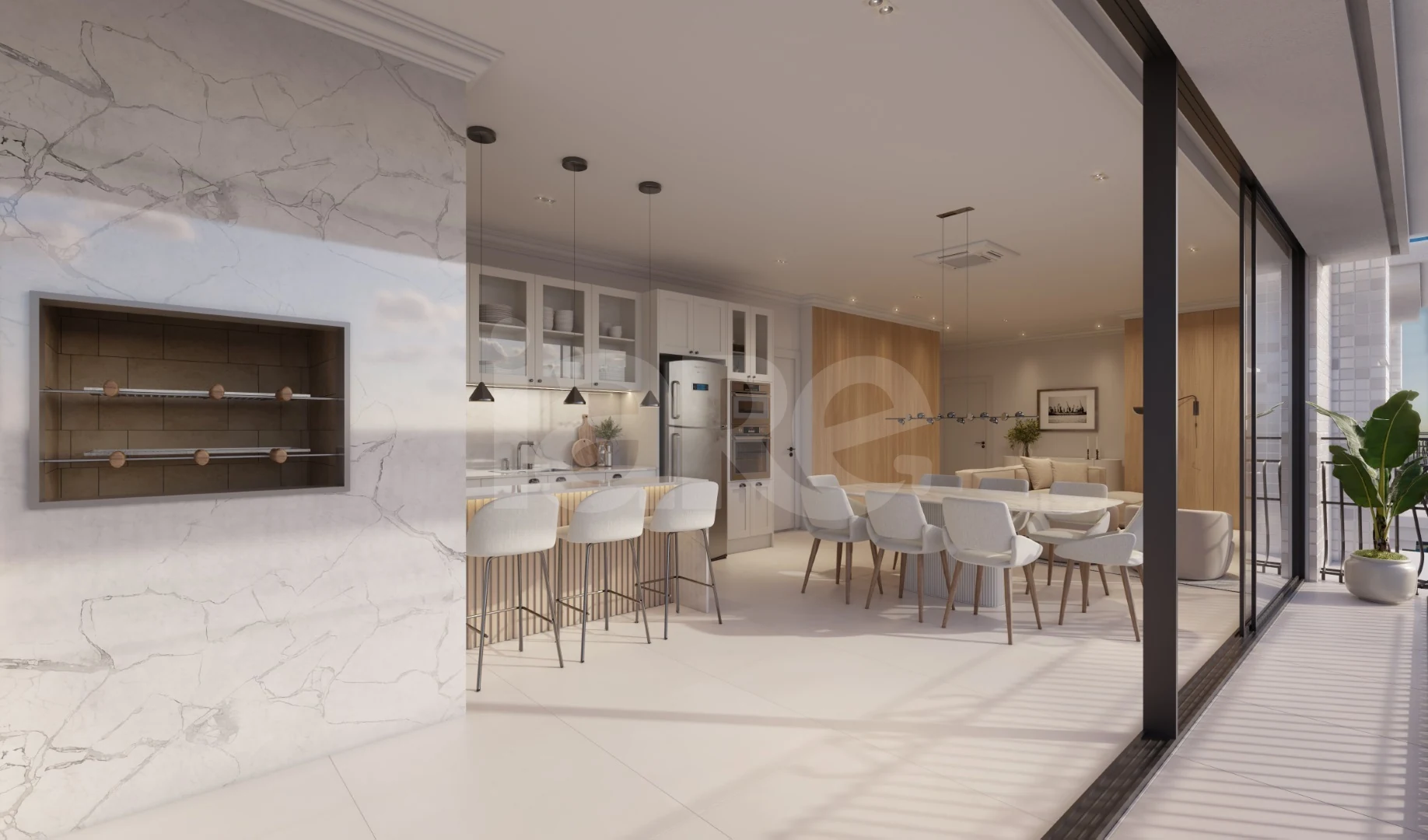 Vargas Home Style - Apartamento com 152,85 m², em Zona Nova — foto 3