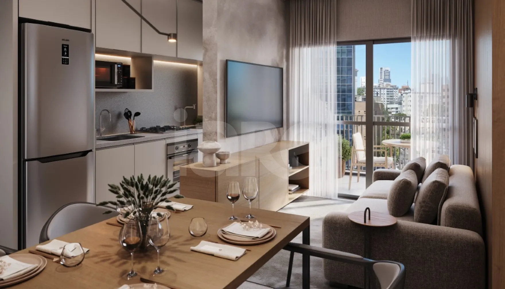 Moní - Apartamento com 34,35 m², em Alto da Glória — foto 6