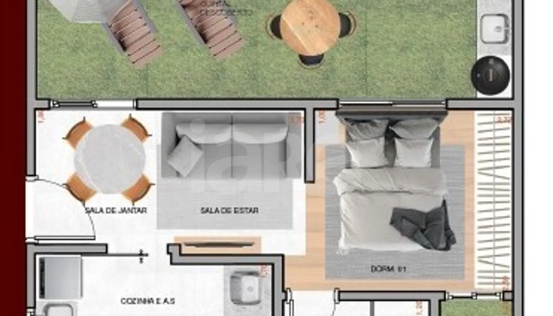 Planta — Garden 50 m²