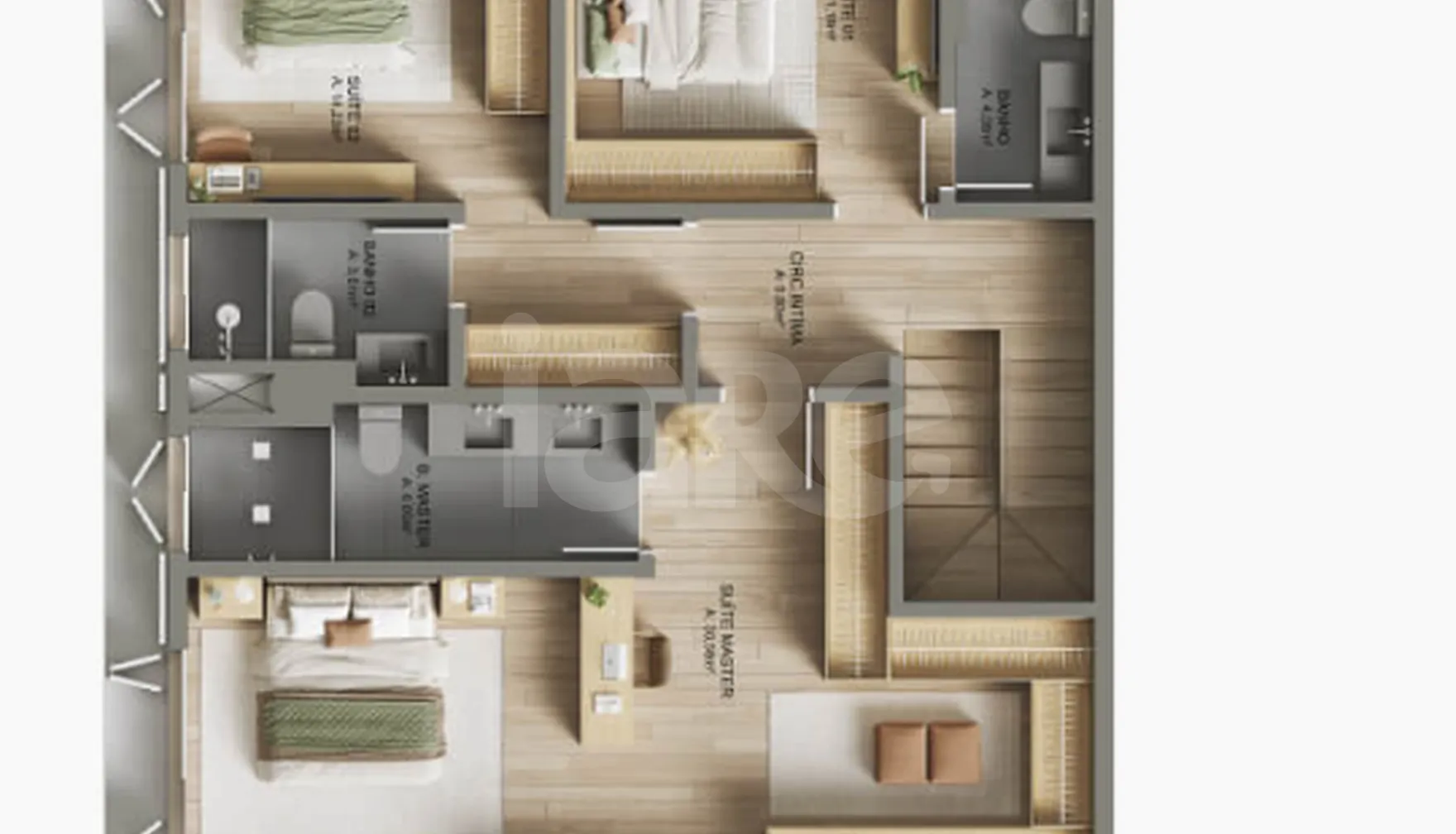 Planta — Garden 240,36 m²
