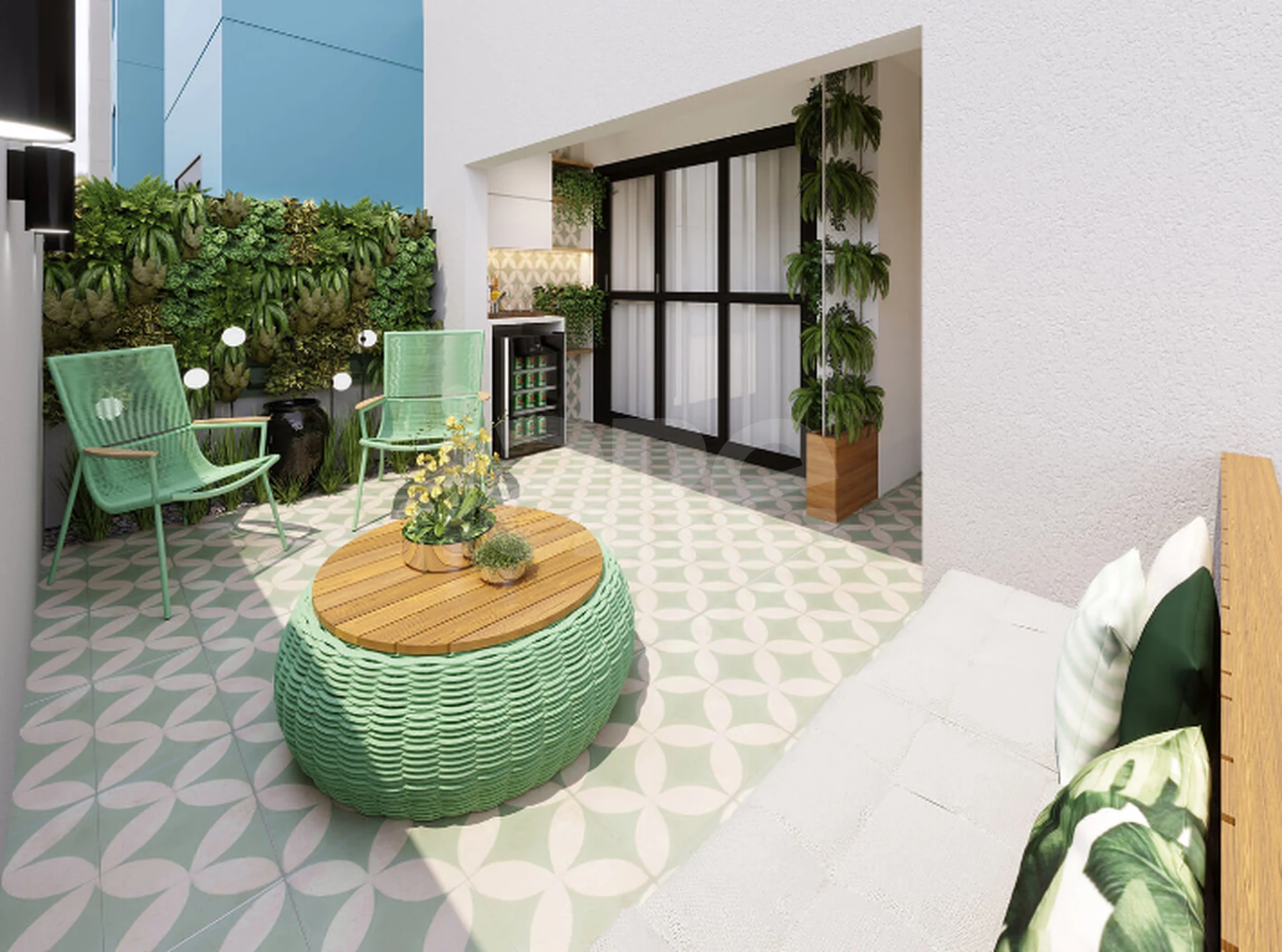 Bliss Oásis - Garden com 57,33 m², em Jardim Mugnaini — foto 10