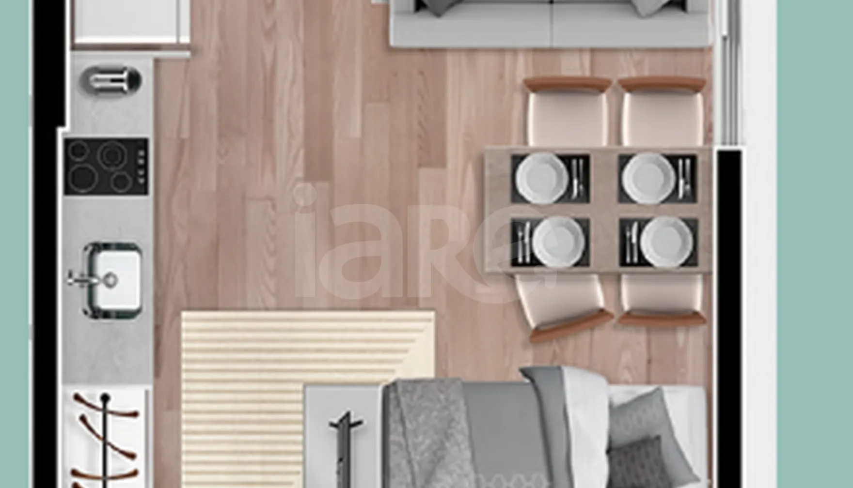 Planta — Cobertura Duplex 35 m²