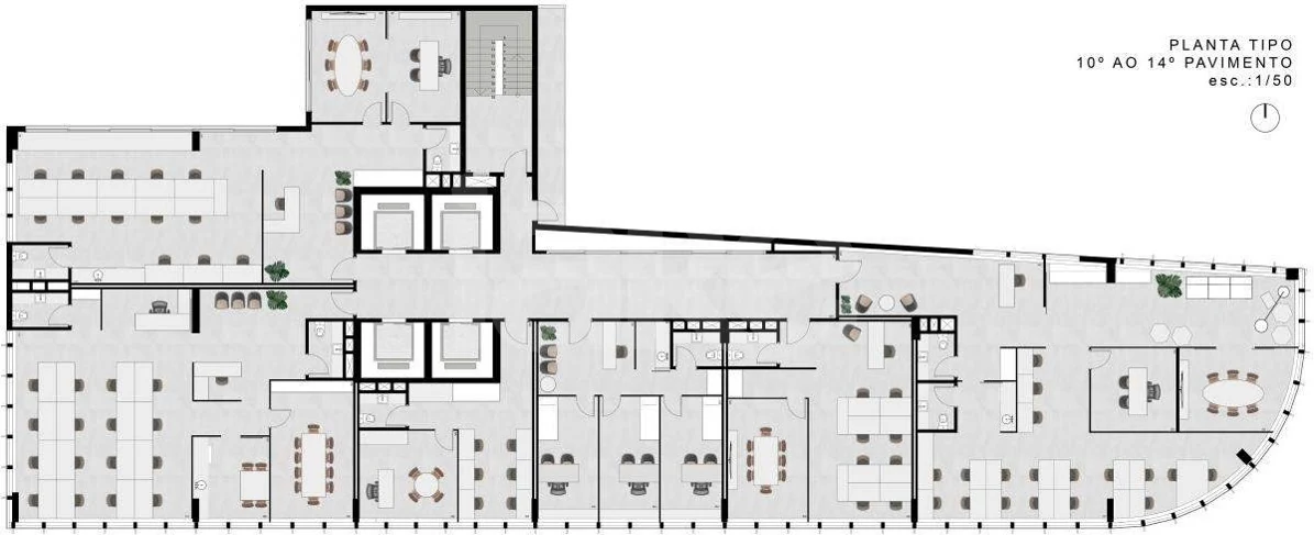 Planta — Pavimento 10