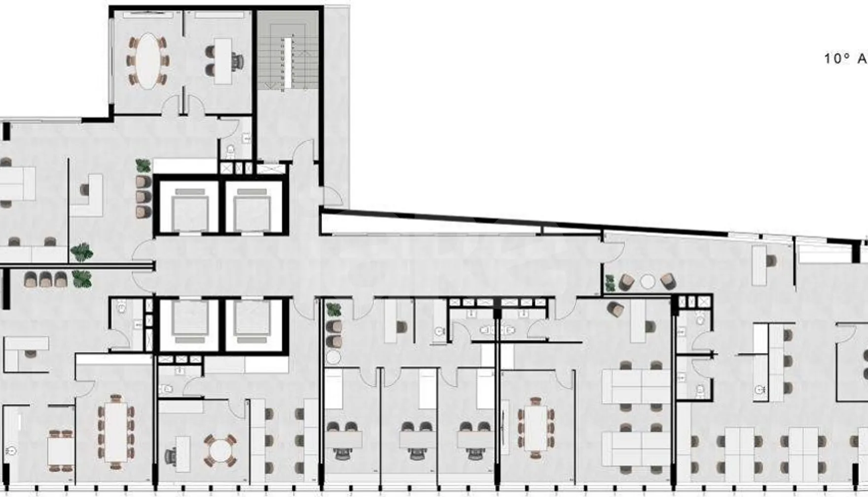 Planta — Pavimento 10