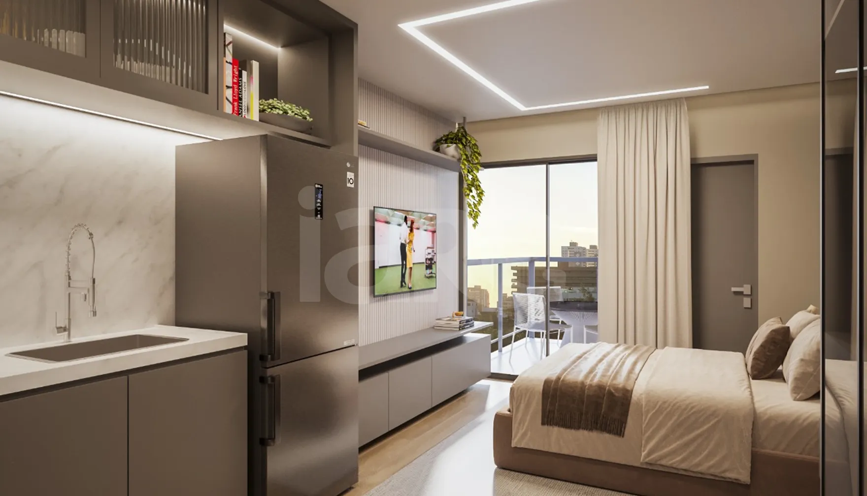 Al Mare Summer - Studio com 23,41 m², em Camboinha — foto 2