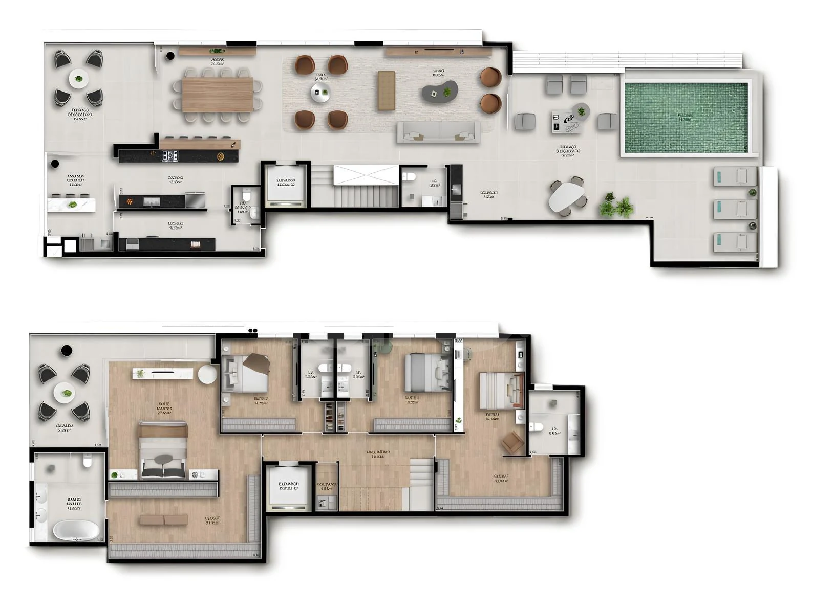 Planta — Cobertura Duplex 455,87 m²