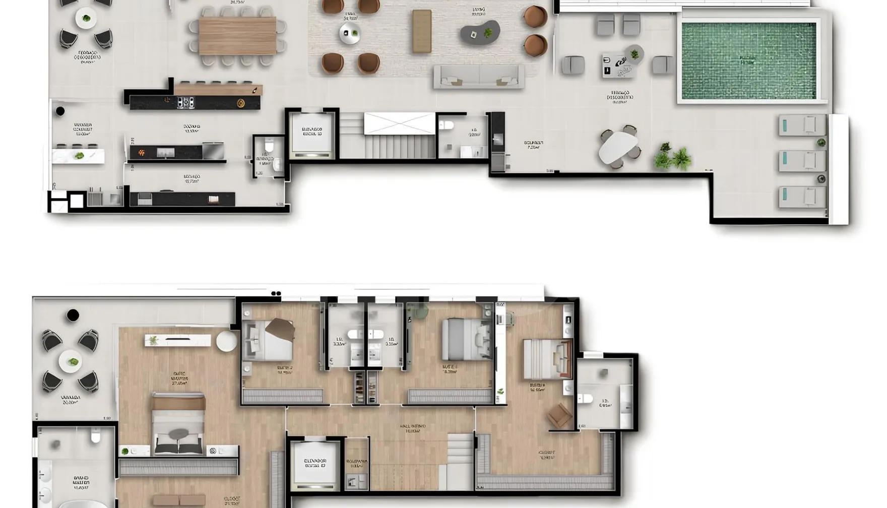 Planta — Cobertura Duplex 455,87 m²