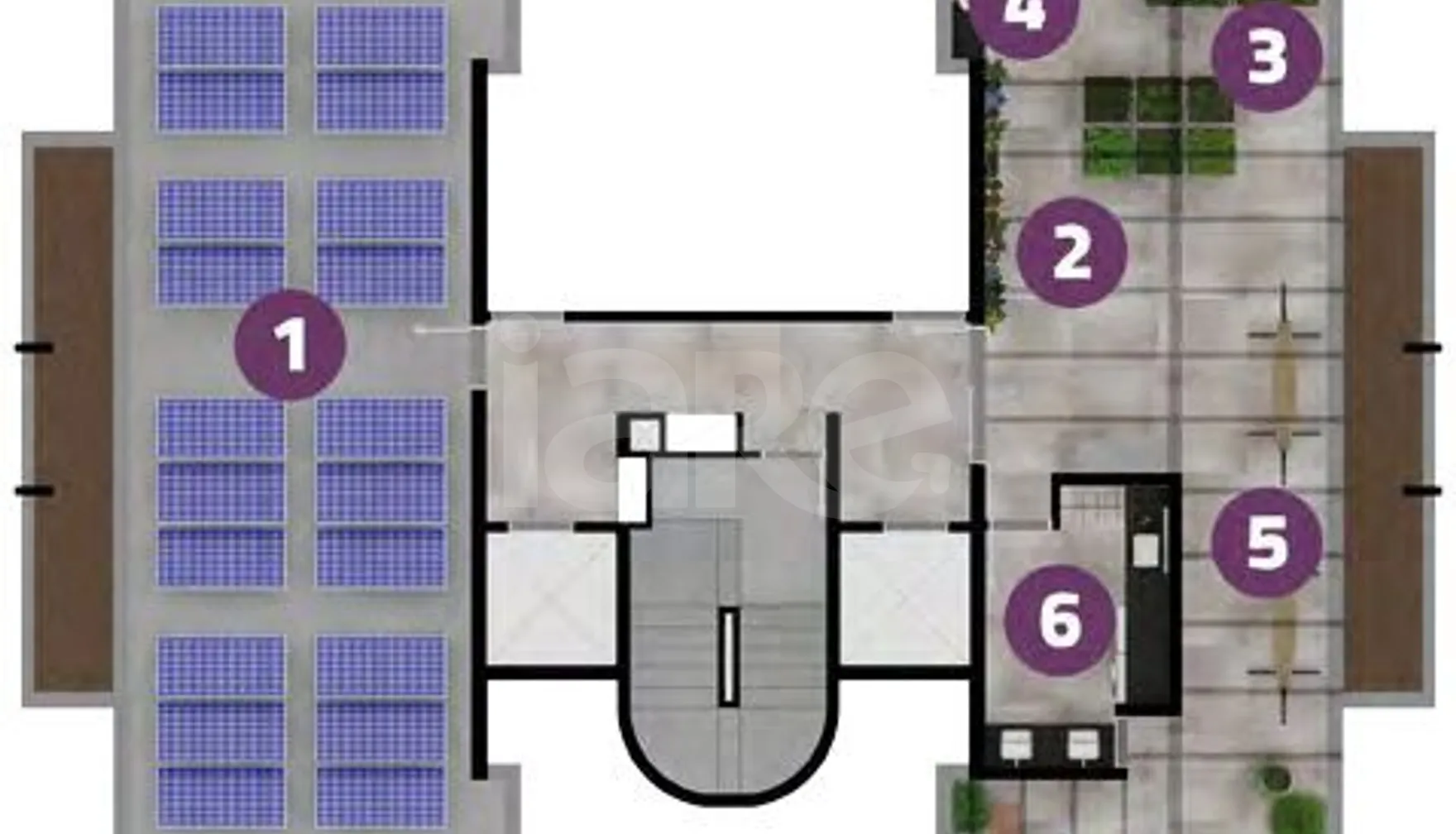 Planta — Pavimento rooftop