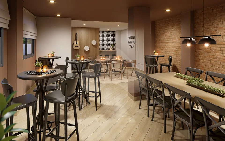 Pixinguinha - Condomínio Rosa - Apartamento com 36 m², em Santo Cristo — foto 8