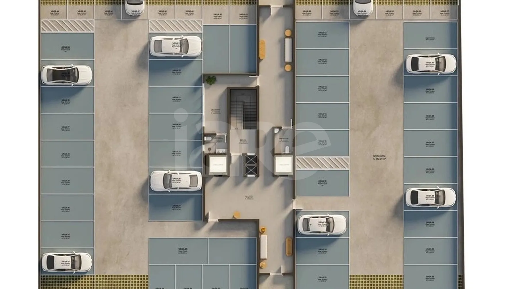 Planta — Pavimento garagem