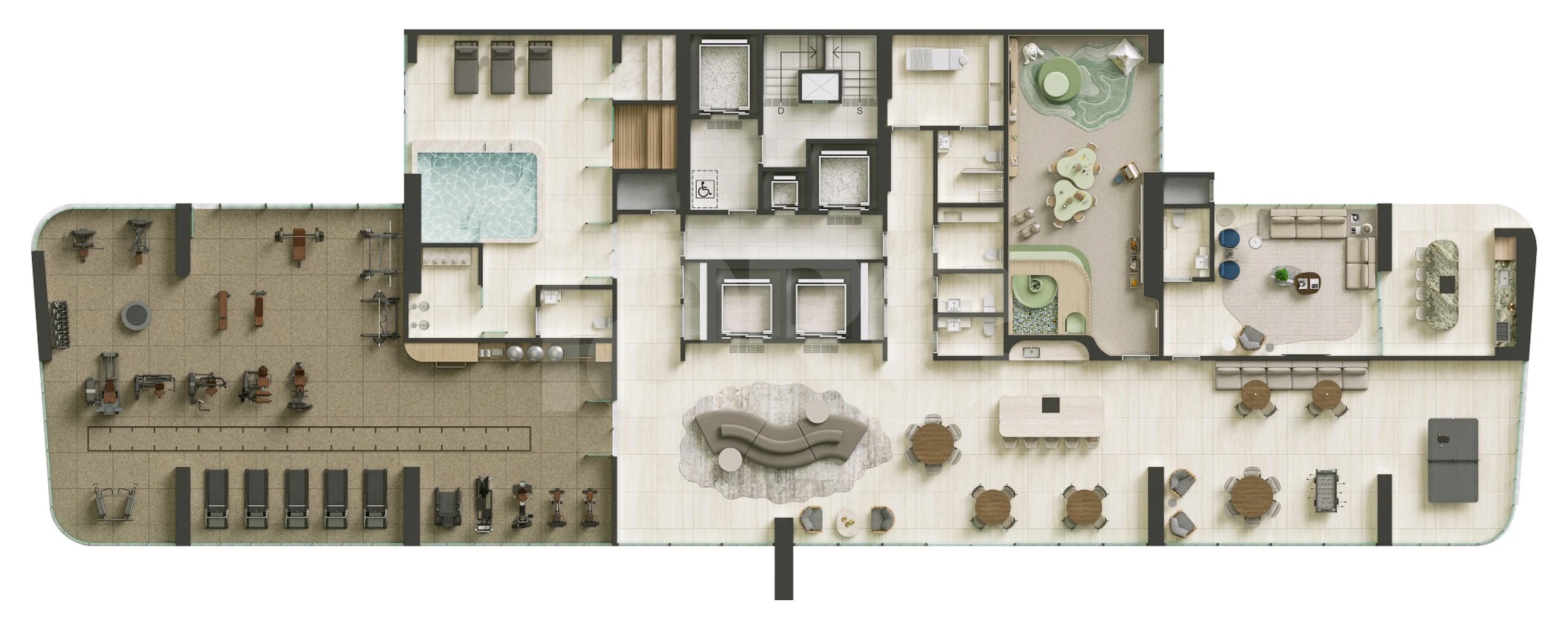 Planta — Pavimento lazer 02