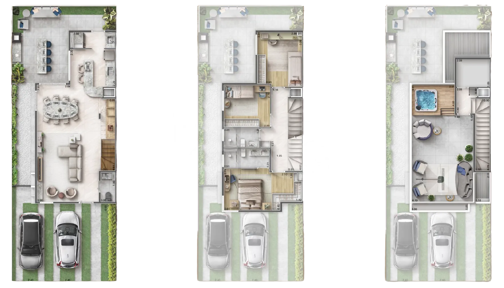 Planta — Casa em Condomínio 145,85 m²