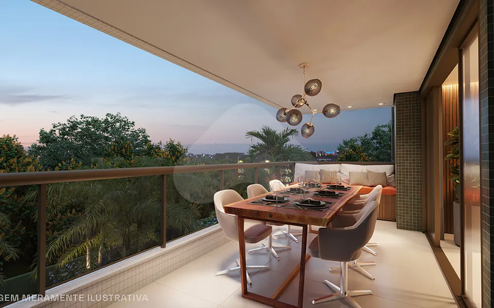 Terrazza Apipucos - Apartamento com 139,32 m², em Monteiro — foto 6