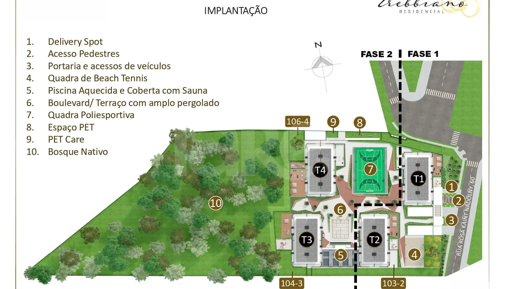 Planta — Implantação