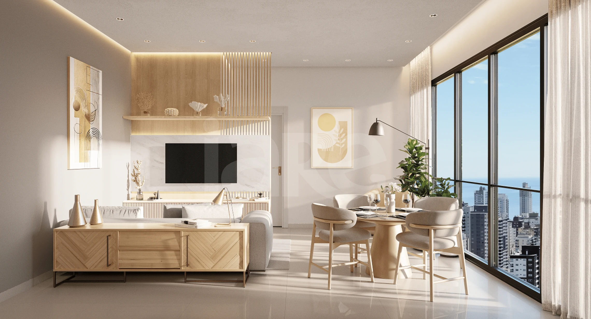 Horizon Tower - Apartamento com 50,1 m², em Meia Praia — foto 2