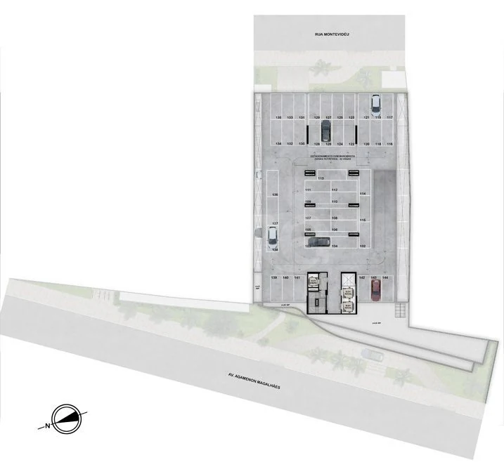 Planta — Pavimento garagem 2