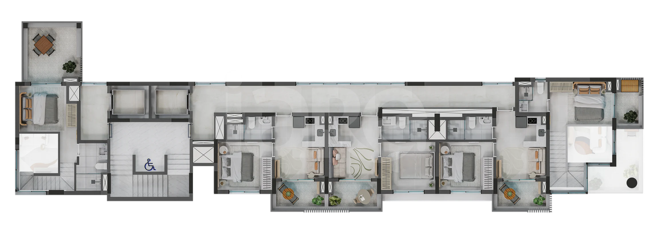 Planta — Pavimento 15 e 17