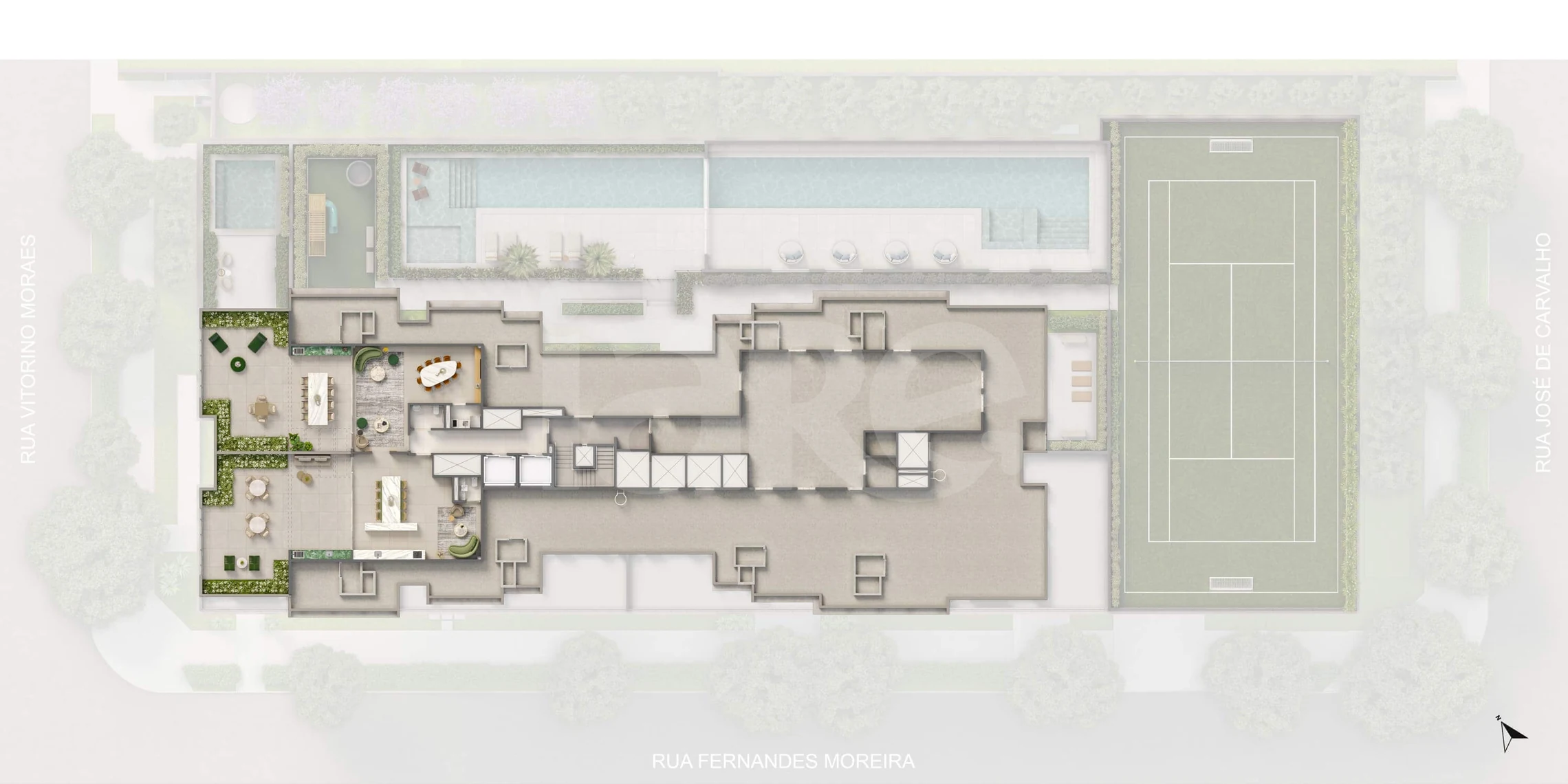 Planta — Pavimento rooftop
