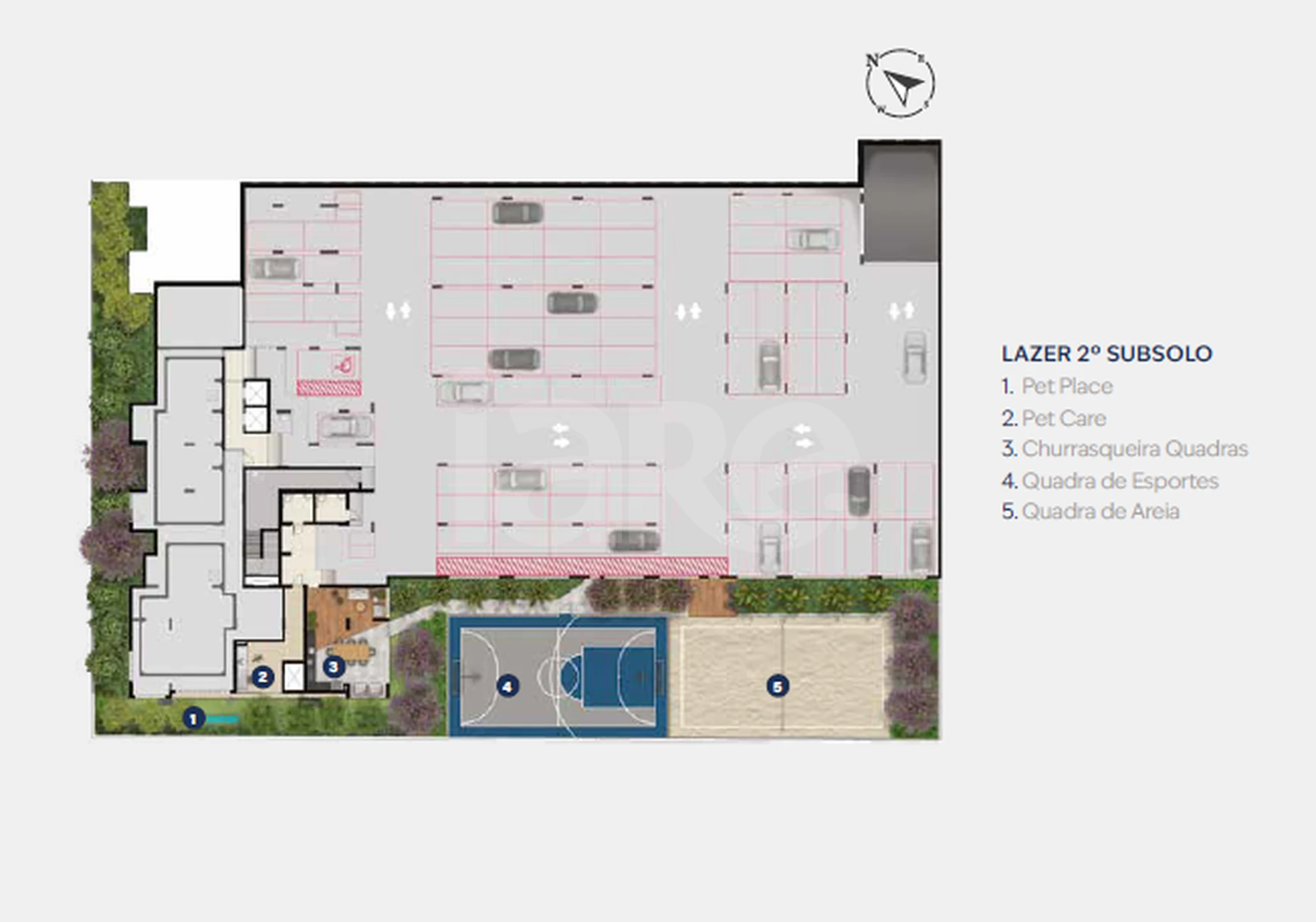 Planta — Pavimento subsolo