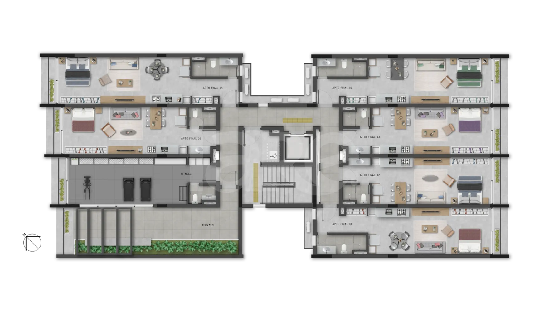 Planta — Pavimento 5