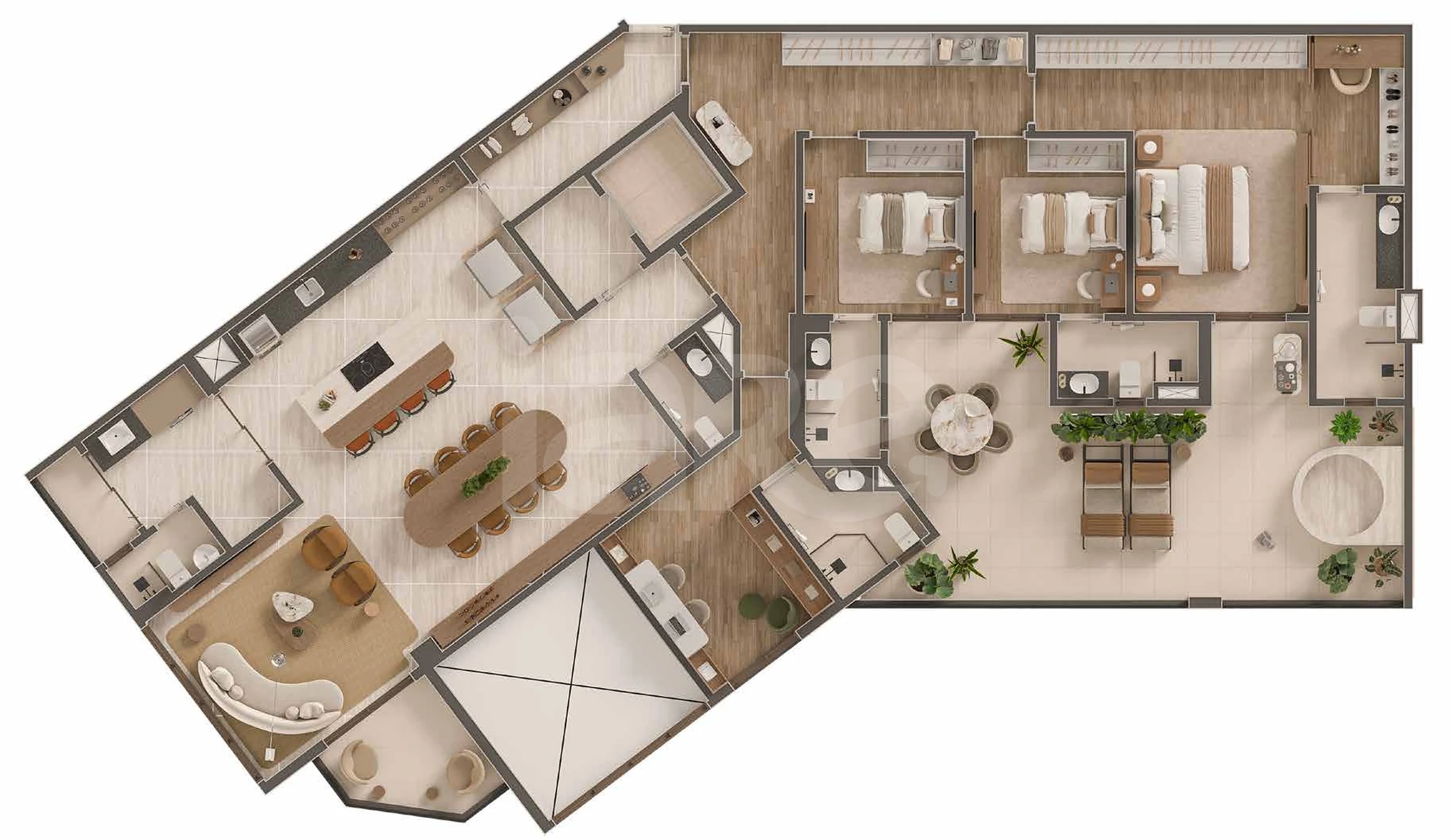Planta — Garden 244,7 m²