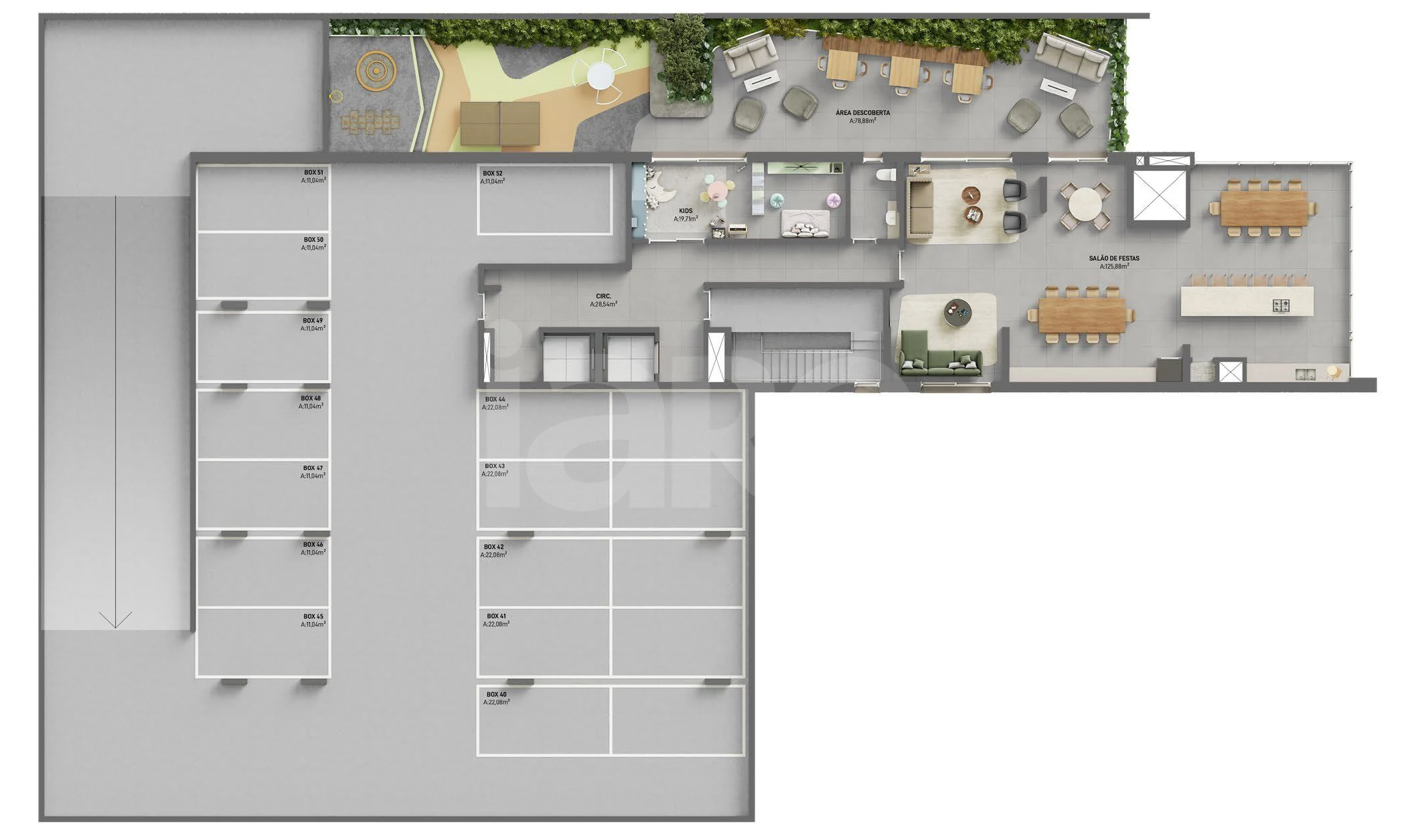 Planta — Pavimento 3