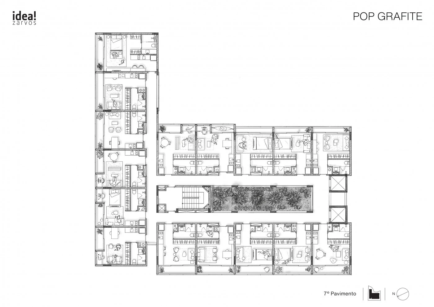 Planta — Pavimento 7