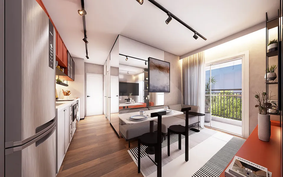 Villa Pompeia Welconx - Apartamento com 27,88 m², em Perdizes — foto 3