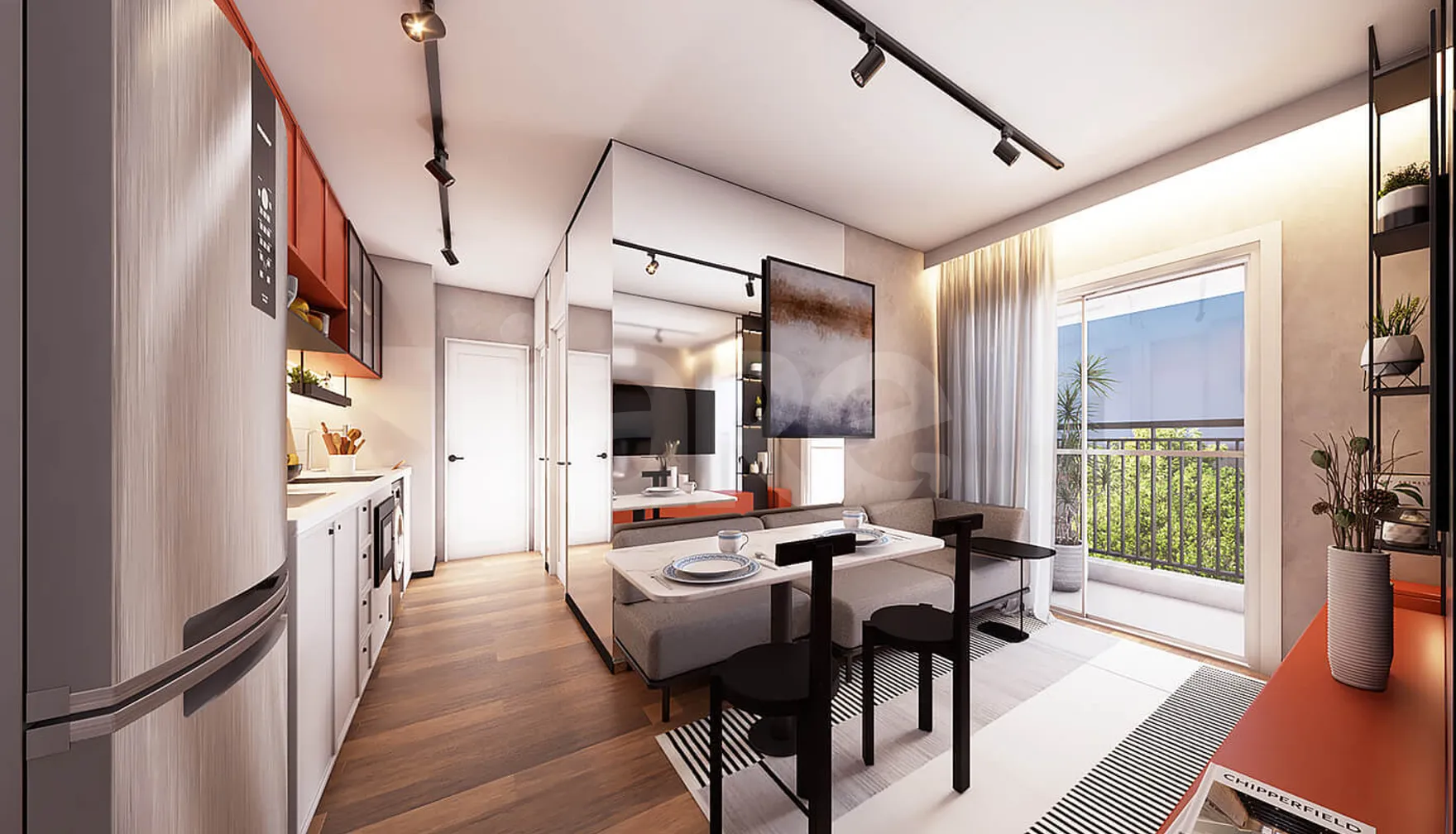 Villa Pompeia Welconx - Apartamento com 27,88 m², em Perdizes — foto 3