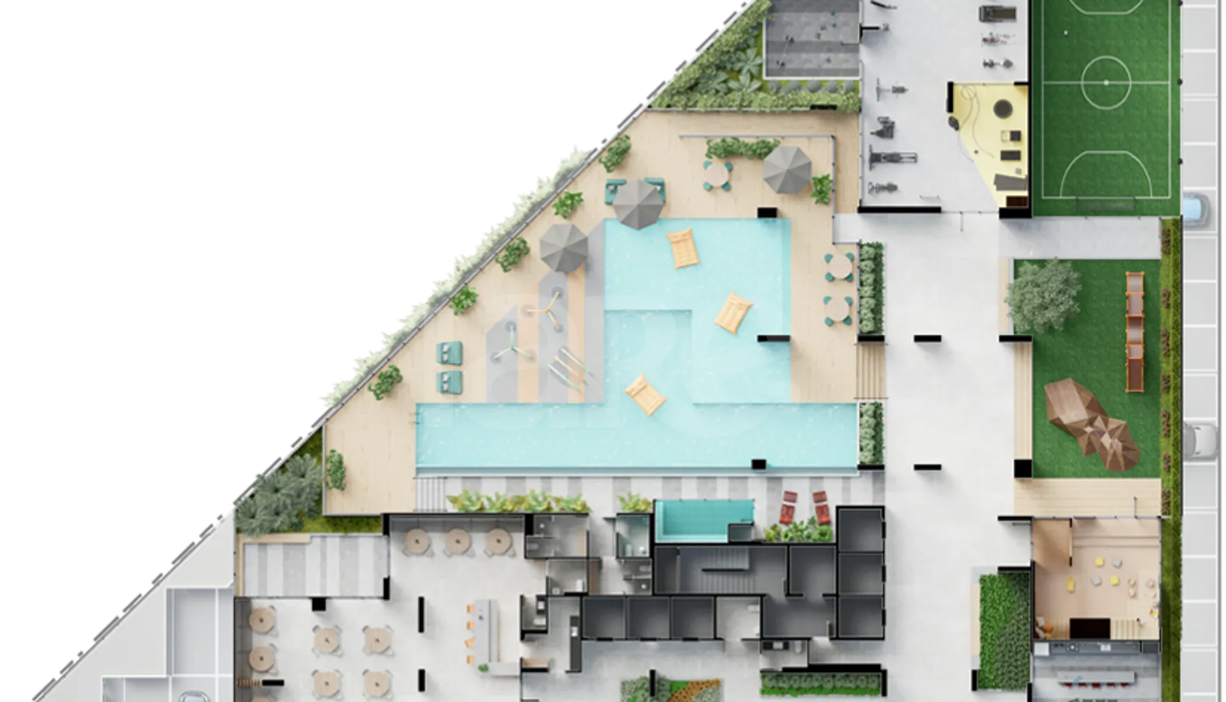 Planta — Pavimento lazer