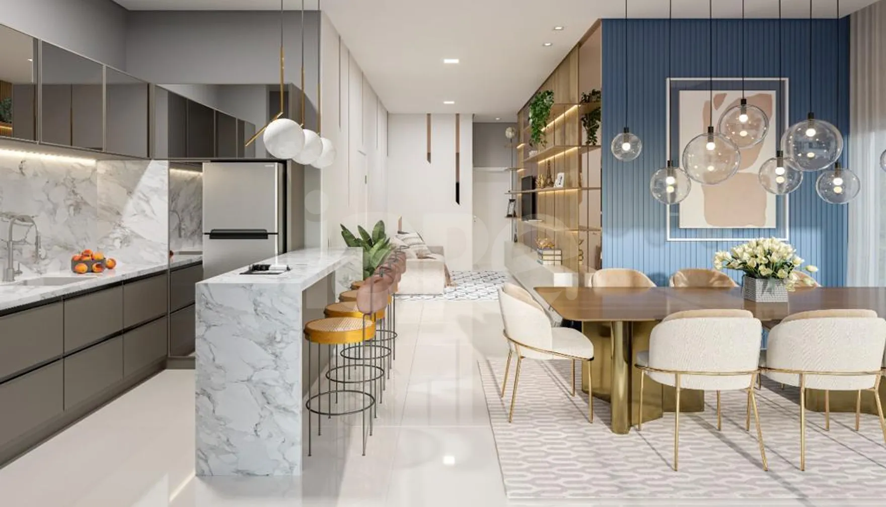 Torre Di Firenze - Apartamento com 117 m², em Centro — foto 2