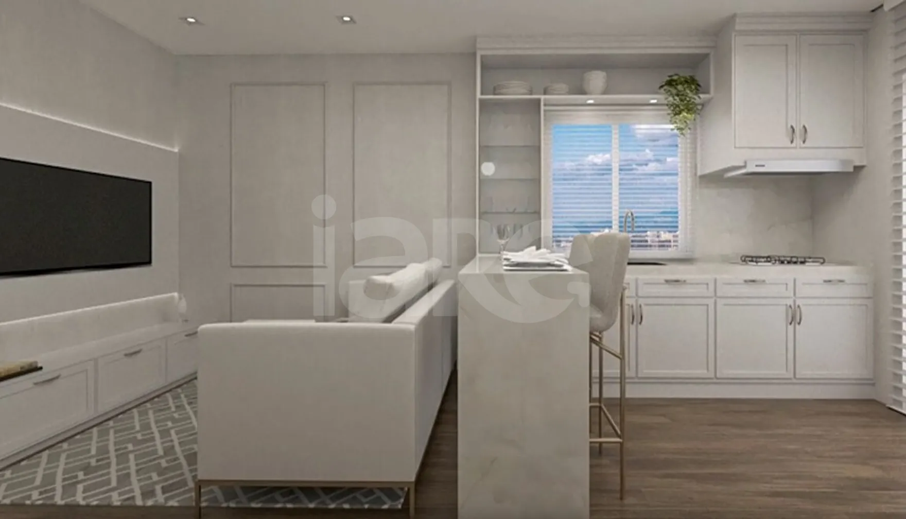 Hilton Garden - Apartamento com 64 m², em Meia Praia — foto 2