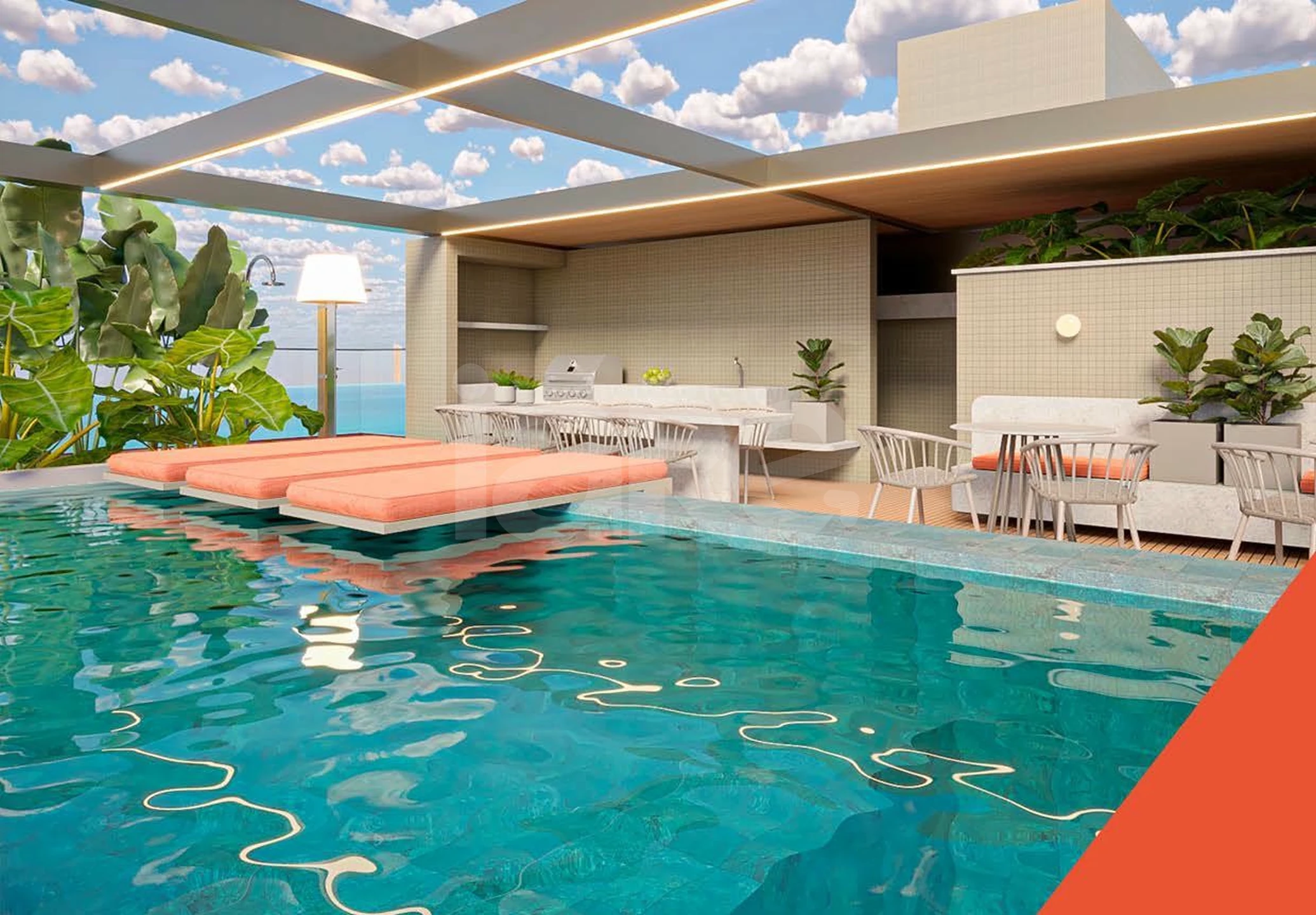 Vivali - Apartamento com 46,92 m², em Intermares — foto 2