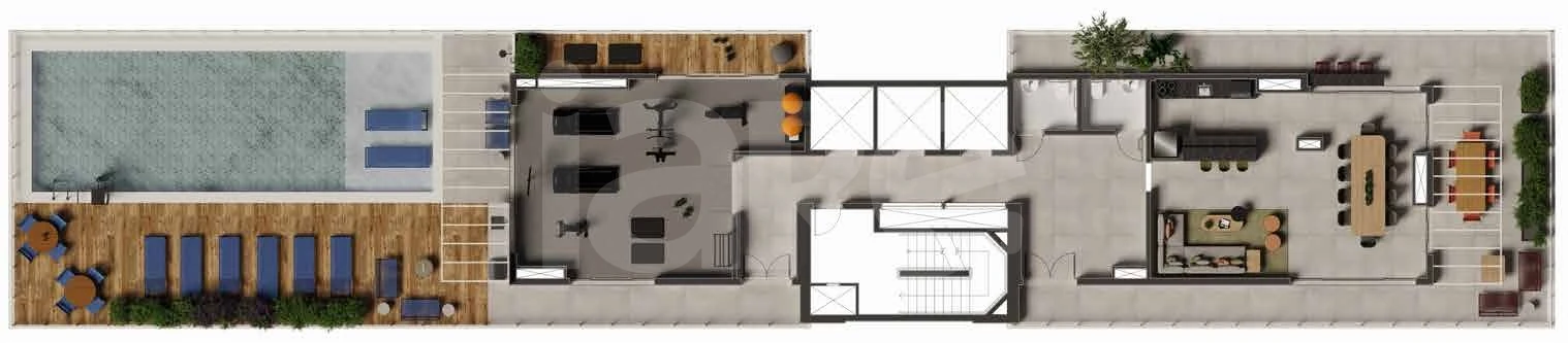 Planta — Pavimento 18
