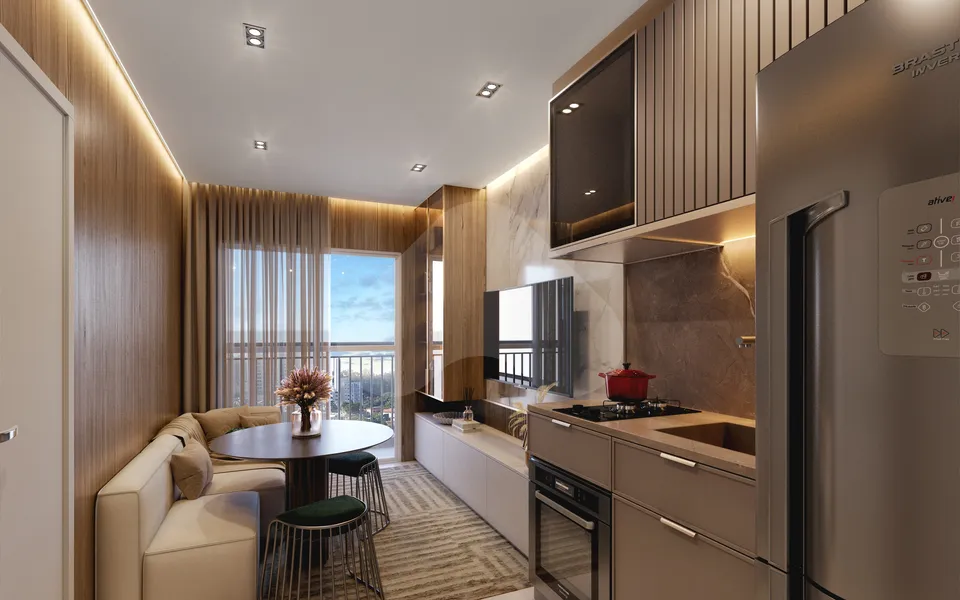 Unique Fit Vila Mariana - Apartamento com 29,16 m², em Vila Mariana — foto 2