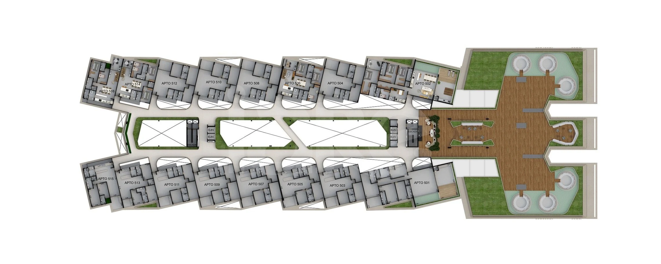 Planta — Pavimento 5
