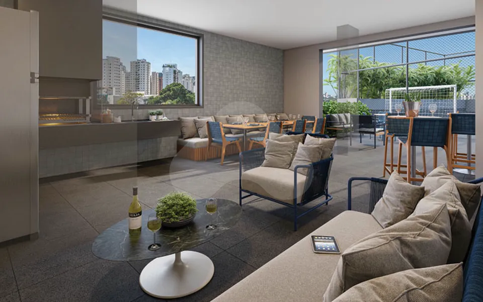 Blue Marine Home Resort - Studio com 26,56 m², em Vila Monte Alegre — foto 17