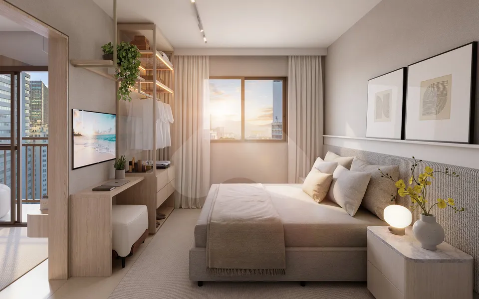 Connect Square - Apartamento com 43 m², em Centro — foto 4