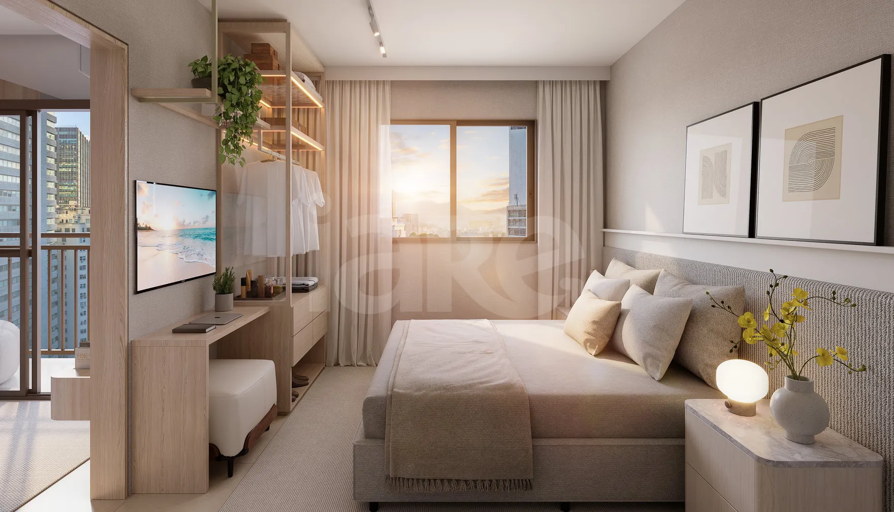 Connect Square - Studio com 24 m², em Centro — foto 4