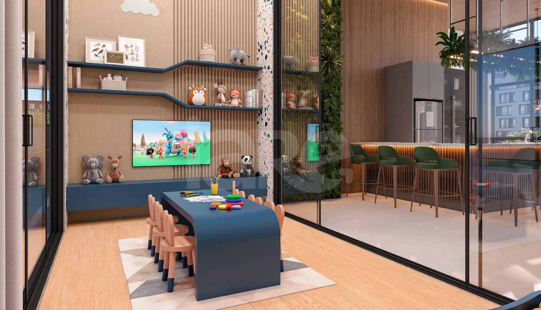 Atrio - Apartamento com 132 m², em Meia Praia — foto 13