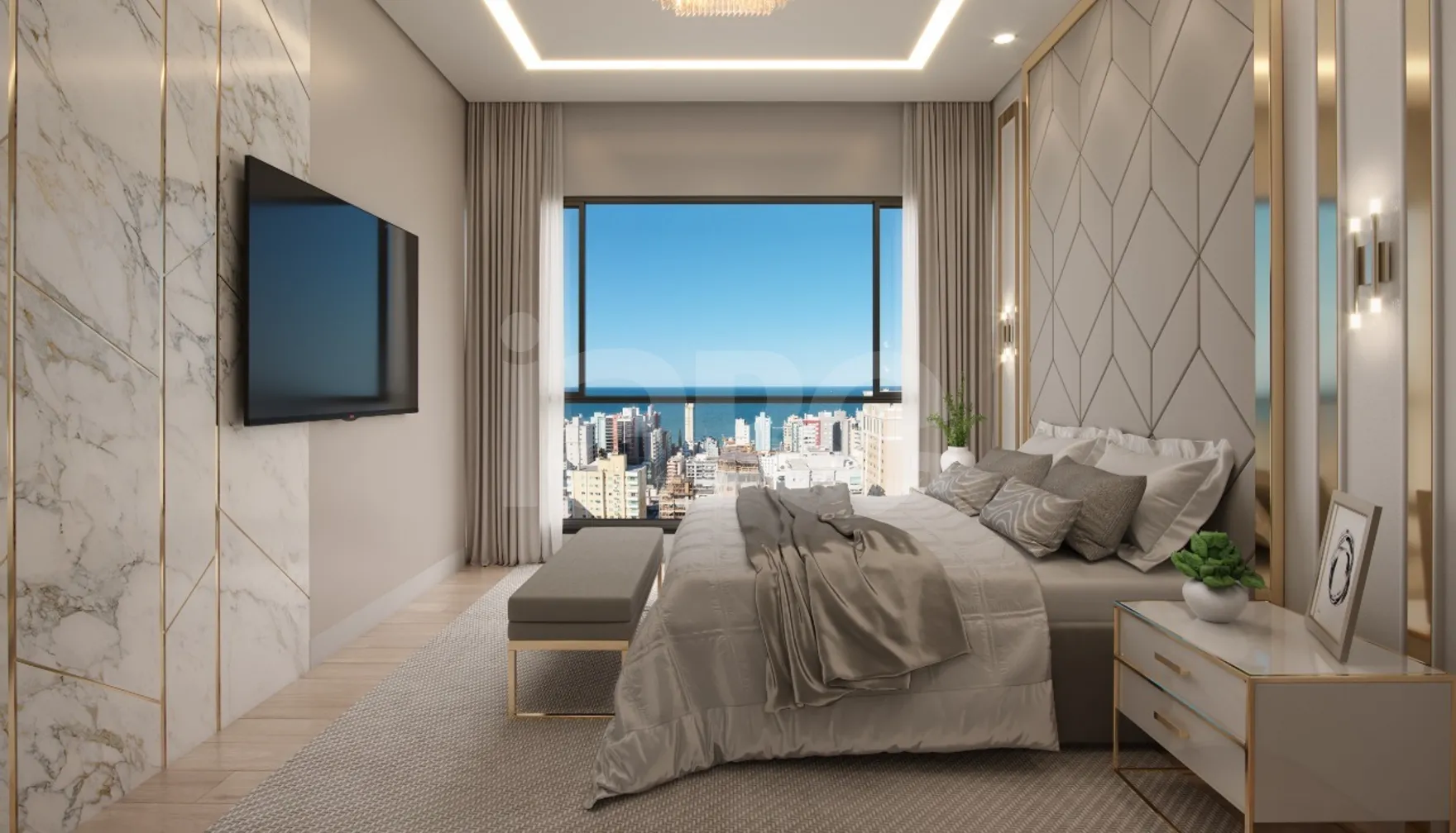 Petit Trianon - Apartamento com 130 m², em Meia Praia — foto 4
