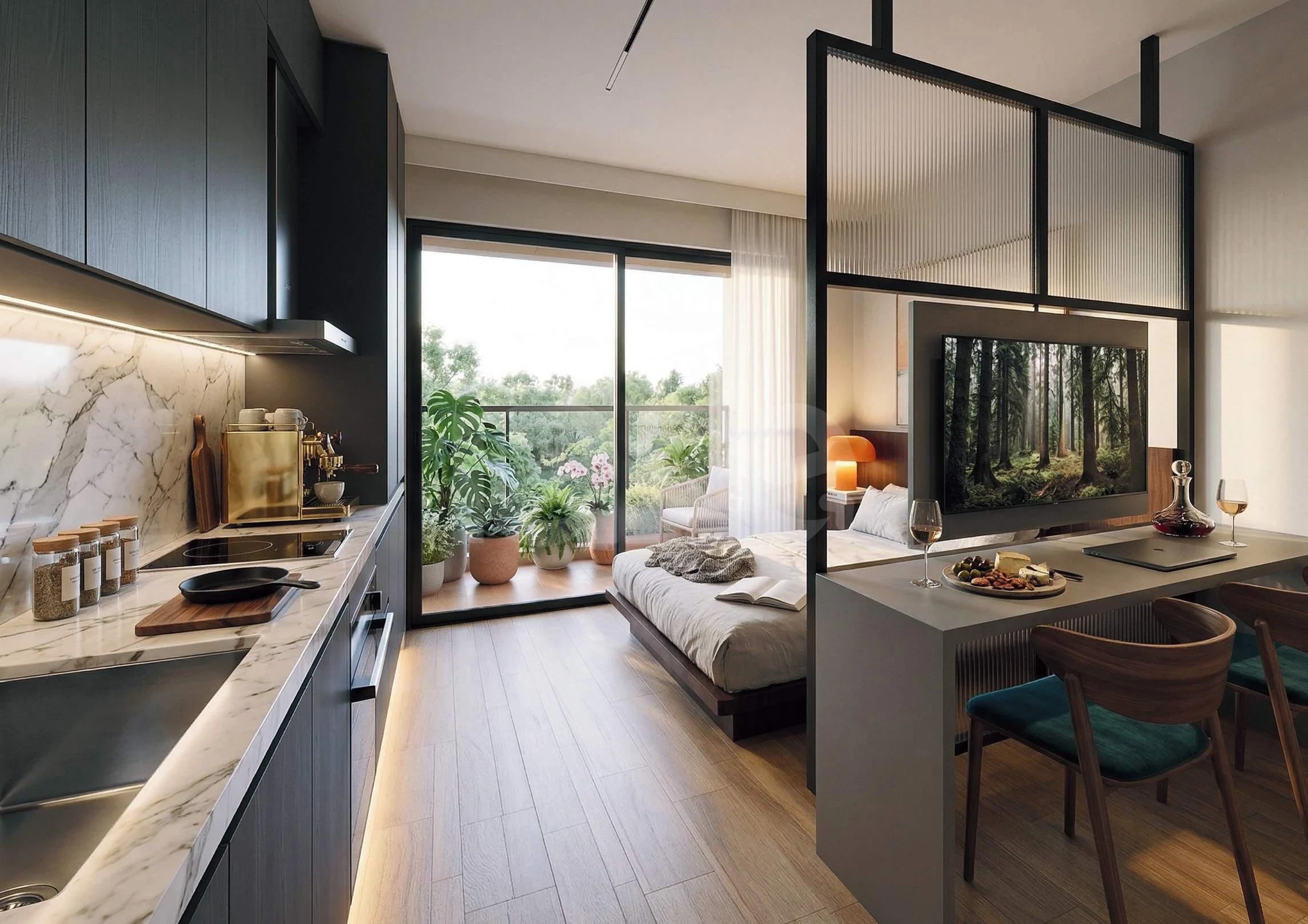Verus Mackenzie - Apartamento com 24,79 m², em Vila Buarque — foto 2