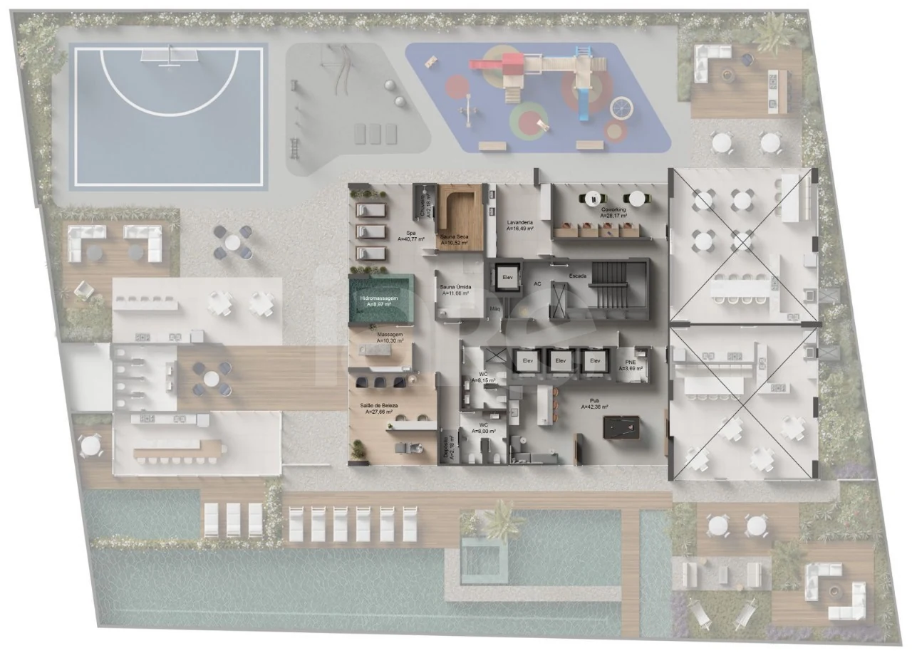 Planta — Pavimento lazer 2